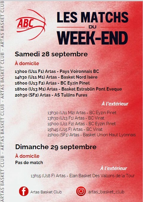 Rencontres des 28 et 29 septembre