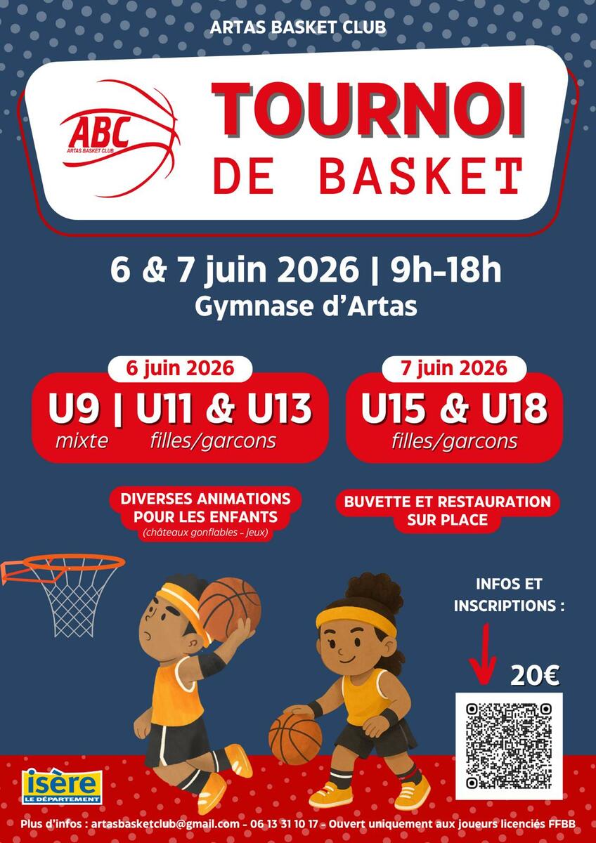 Annonce Tournoi du 6 et 7 juin 2026
