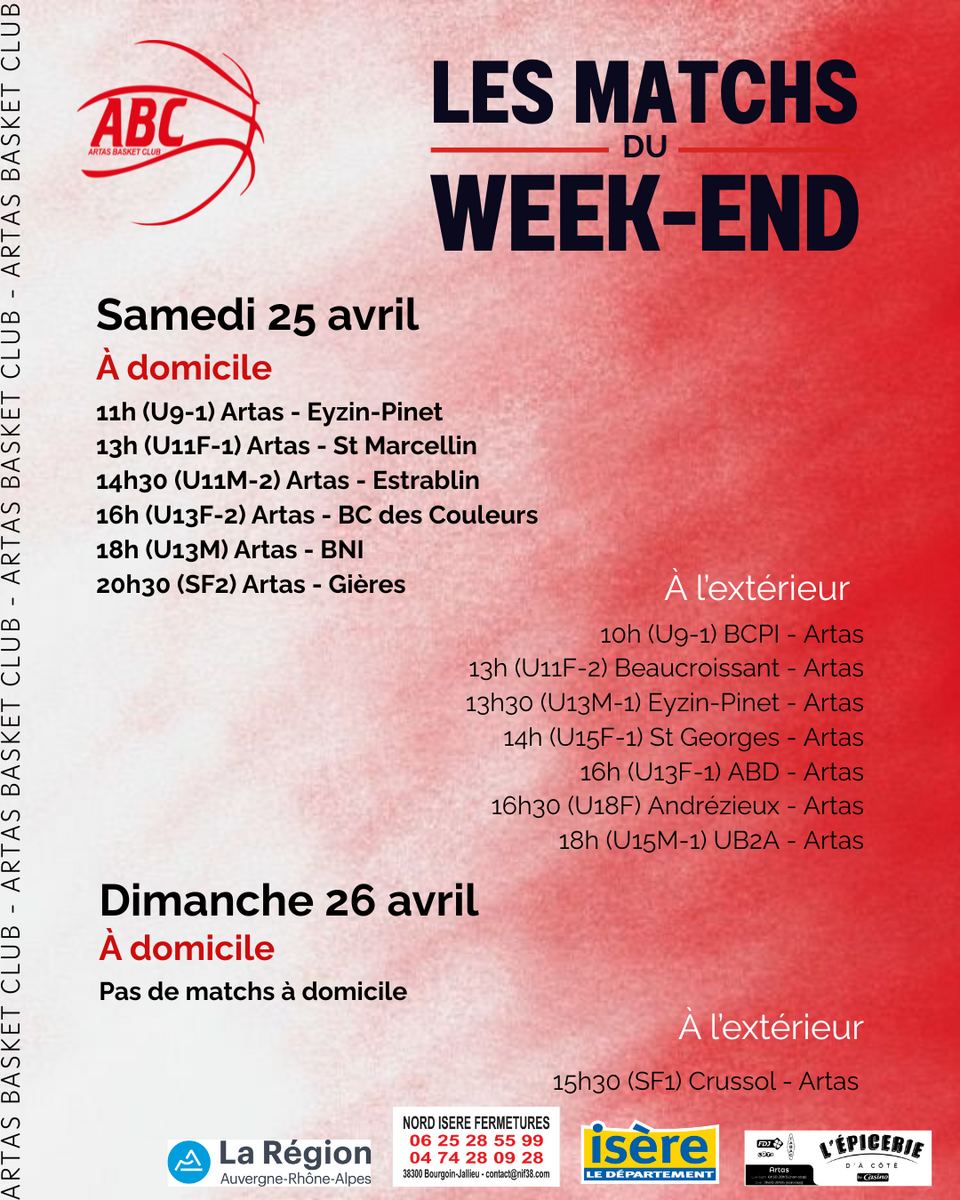 rencontre des 25 et 26 avril