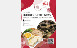 Huitres / Foie Gras