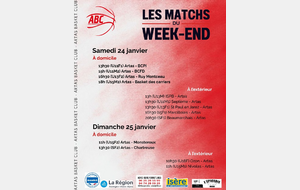 rencontres des 24 et 25 janvier