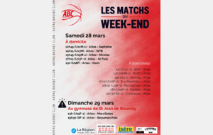 Rencontres des 28 et 29 mars