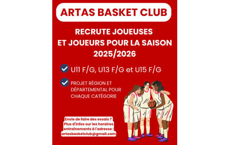 Recrutement u11 u13 u15
