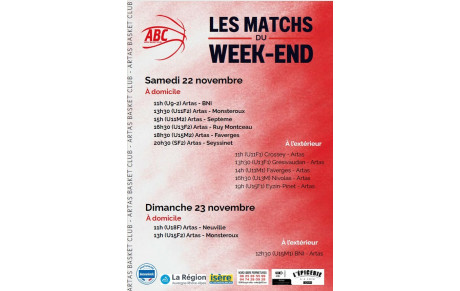 Rencontres des 22 et 23 novembre